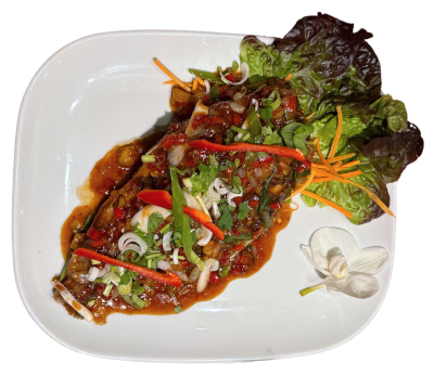 Daurade aux épices et piments