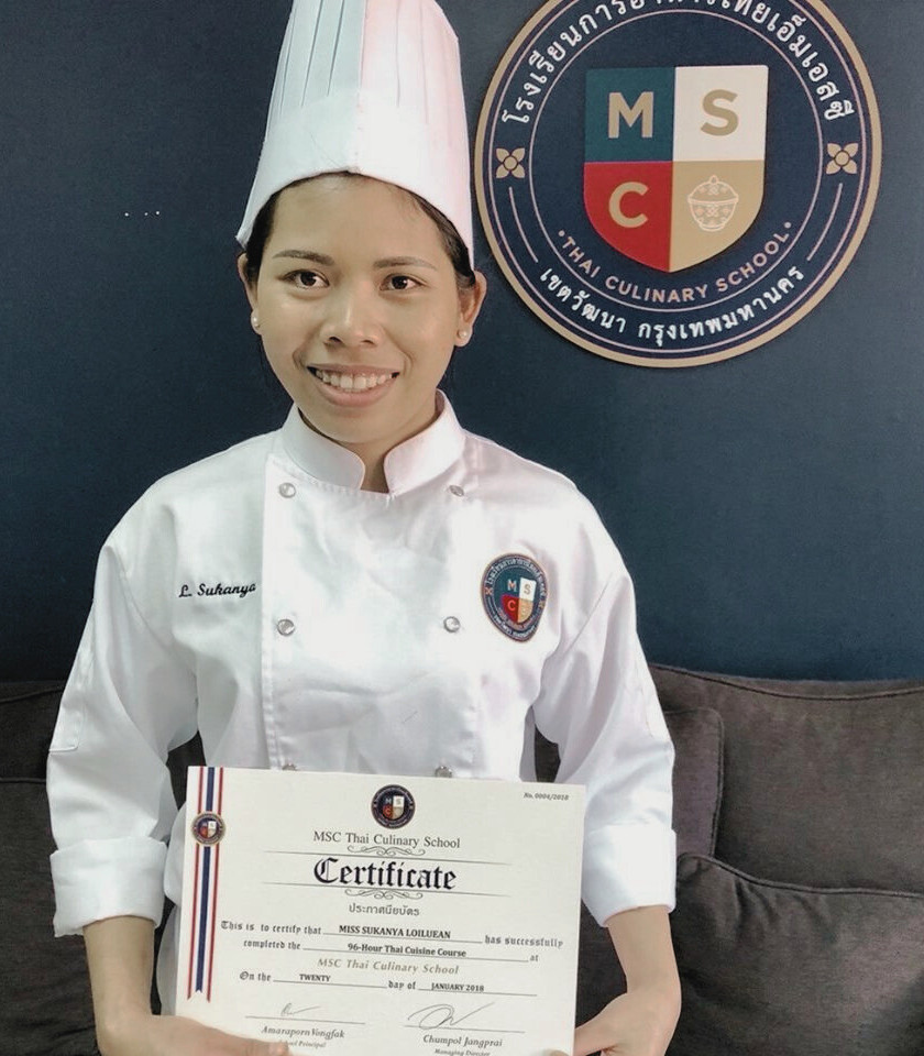 Sukanya, cheffe de cuisine